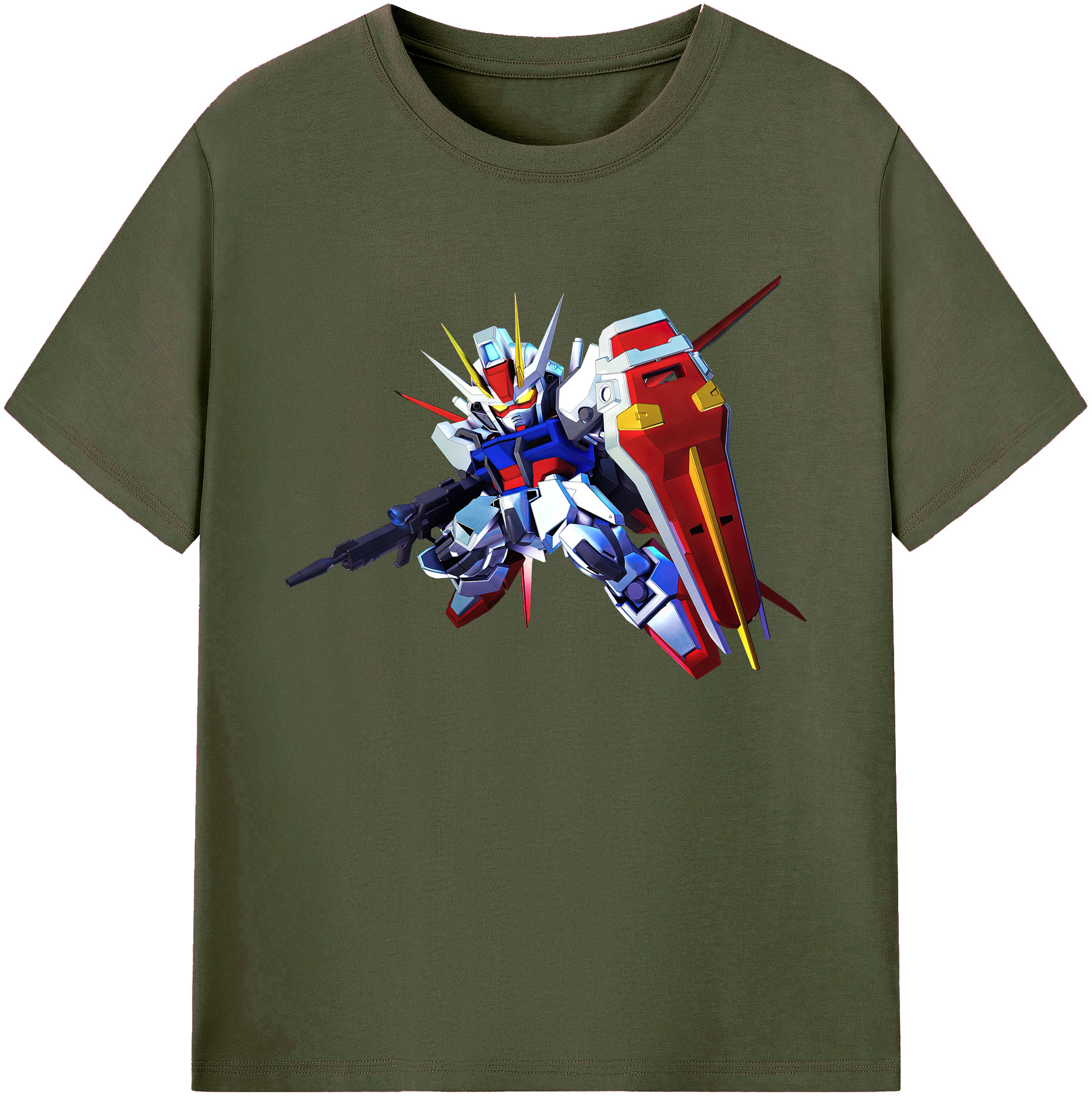 （画像用） 機動戦士ガンダム Mobile Suit Gundam 綿100％ メンズ半袖Tシャツ｜肌触りやわらか＆通気性